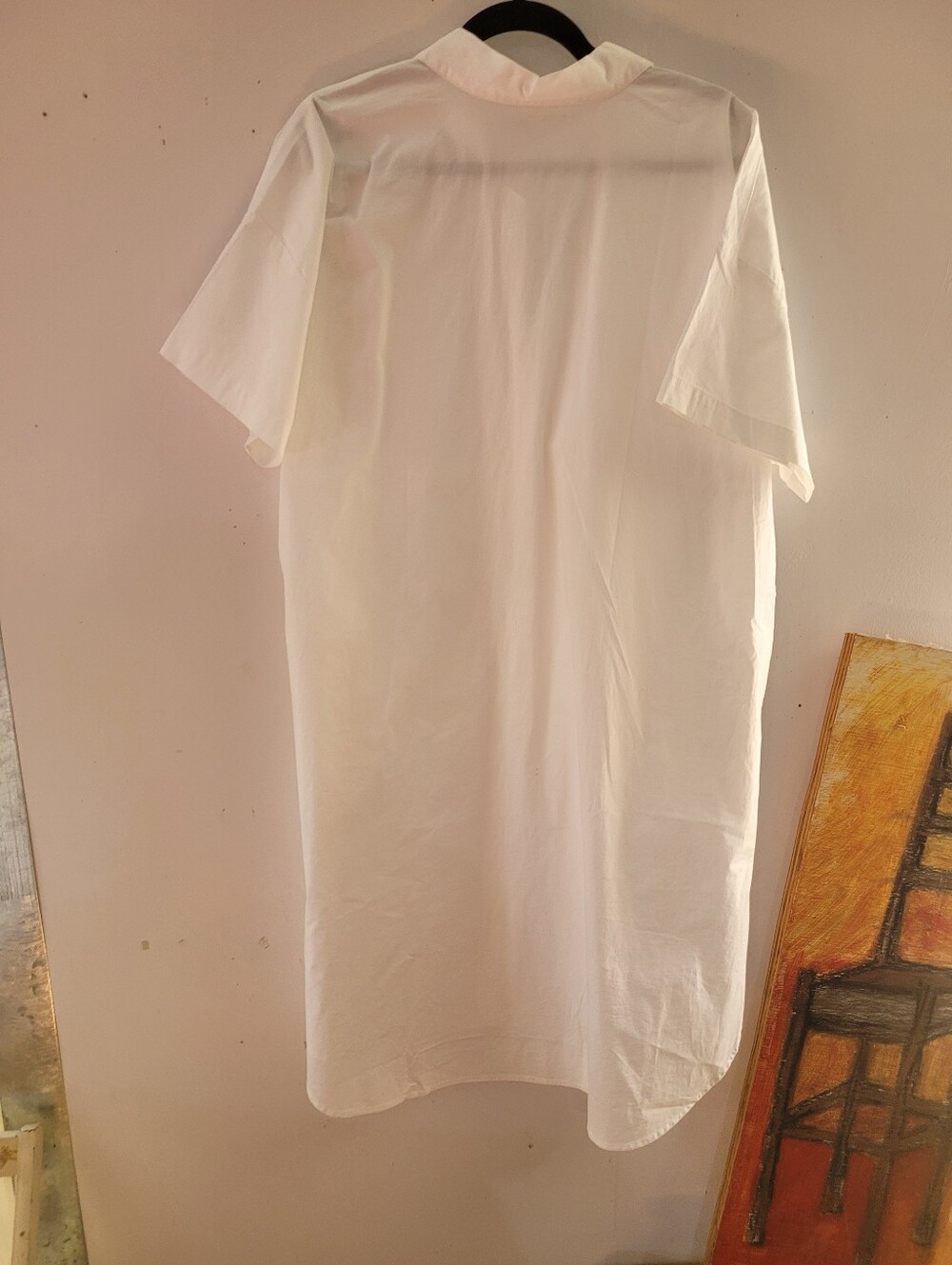 Eileen Fisher XL Shirt Dress 100% Organic Cotton - Picture 6 of 6